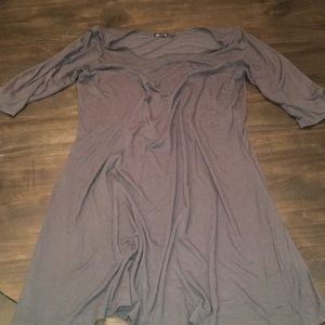 T shirt dress with 1/4 sleeves